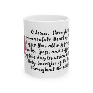 Morning Offering Catholic Mug Ceramic Mug 11oz