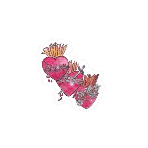 Holy Family Hearts Sticker