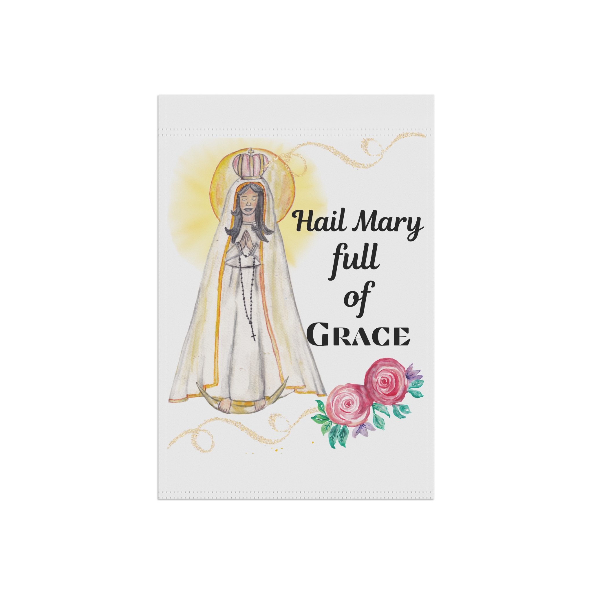 Catholic Garden Flags-Our Lady of Fatima - Image 3