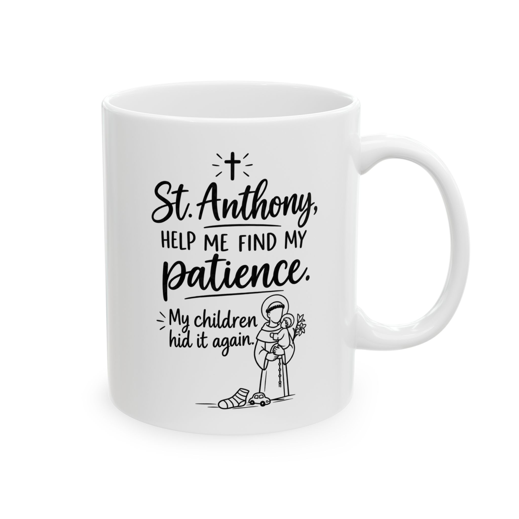Ceramic Mug - St. Anthony Quote - Image 2