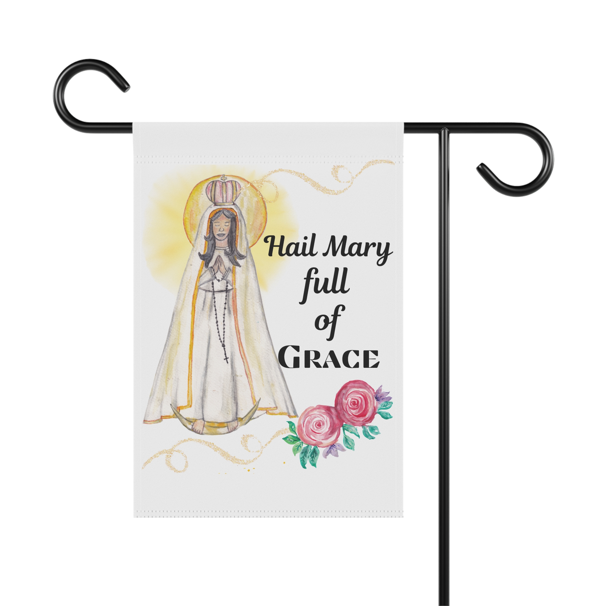 Catholic Garden Flags-Our Lady of Fatima - Image 2