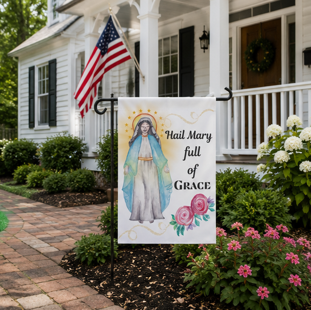 Catholic Garden Flags-Our Lady of Grace - Image 5