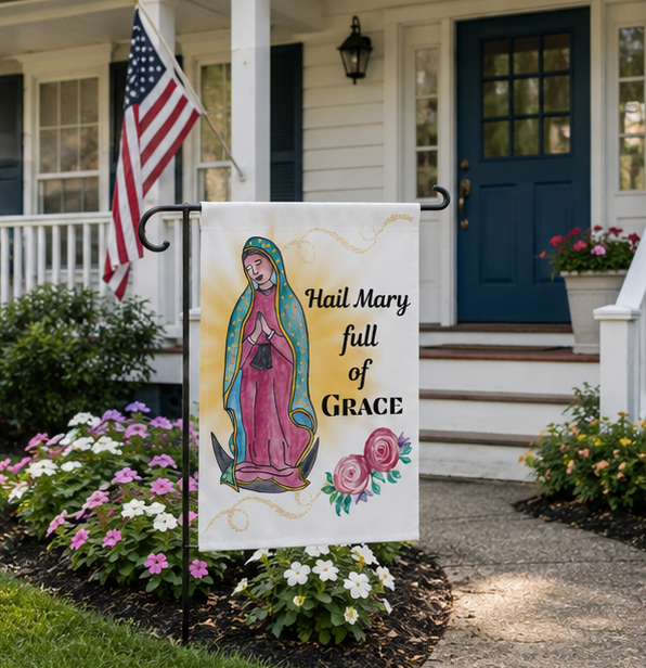 Catholic Garden Flags-Our Lady of Guadalupe - Image 5