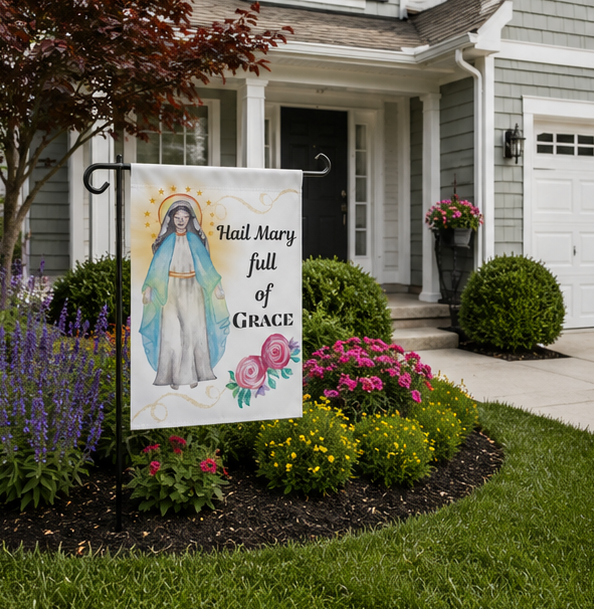 Catholic Garden Flags-Our Lady of Grace - Image 6