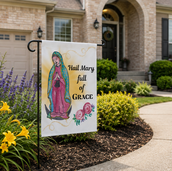 Catholic Garden Flags-Our Lady of Guadalupe - Image 7