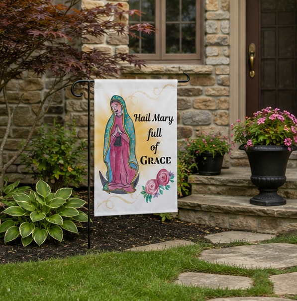 Catholic Garden Flags-Our Lady of Guadalupe - Image 4